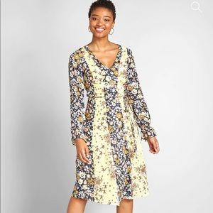 MODCLOTH Floral Midi Dress